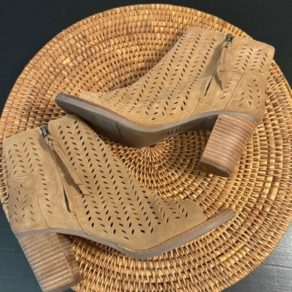 TOMS  Peep-Toe Ankle Boots - Picture 6 of 10